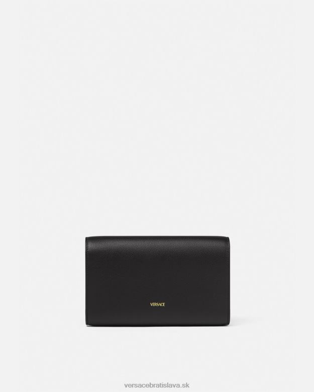 tašky X8X8P344 Versace crossbody kabelka la medusa čierna ženy