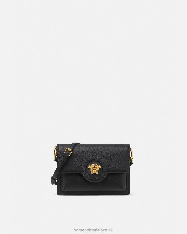 tašky X8X8P346 Versace crossbody kabelka la medusa čierna ženy
