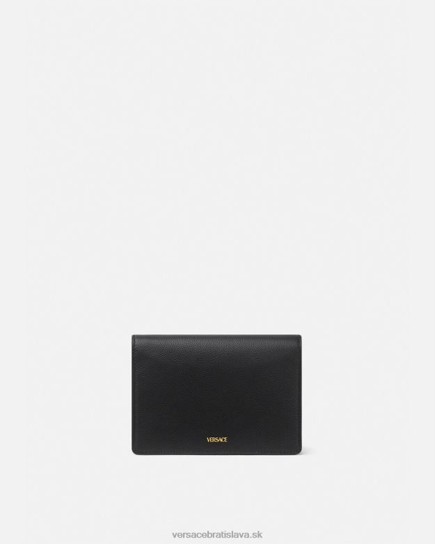 tašky X8X8P346 Versace crossbody kabelka la medusa čierna ženy