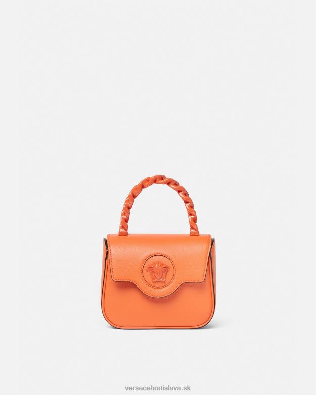 tašky X8X8P356 Versace mini taštička la medusa oranžová ženy