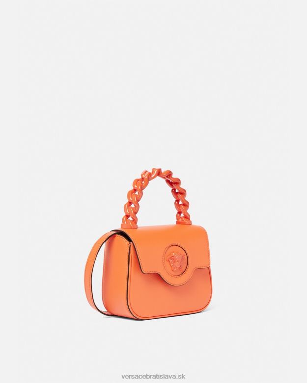 tašky X8X8P356 Versace mini taštička la medusa oranžová ženy
