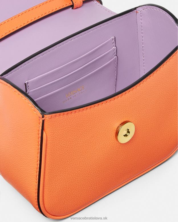 tašky X8X8P356 Versace mini taštička la medusa oranžová ženy