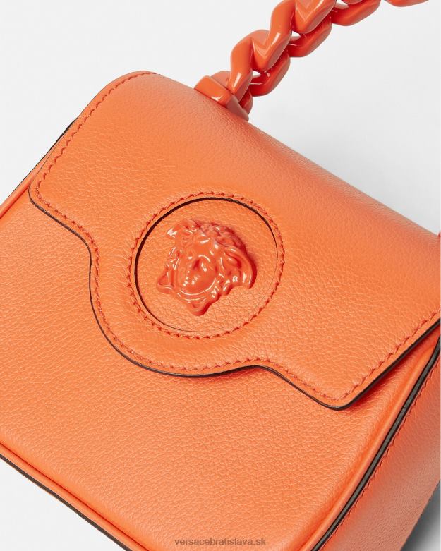 tašky X8X8P356 Versace mini taštička la medusa oranžová ženy