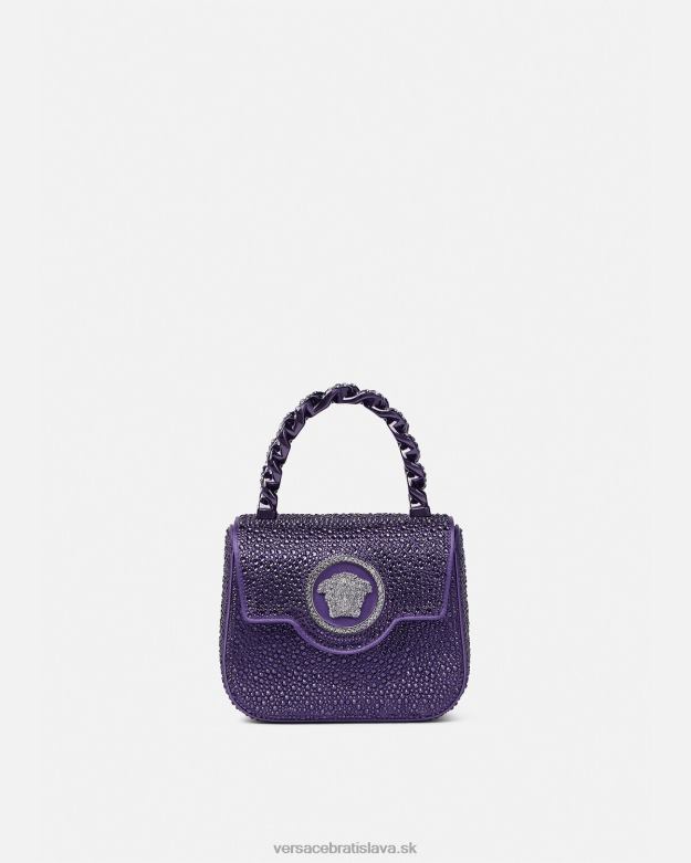 tašky X8X8P360 Versace mini taška crystal la medusa fialový ženy