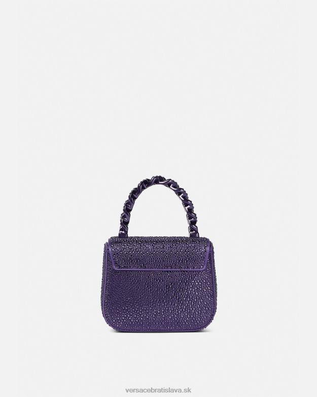 tašky X8X8P360 Versace mini taška crystal la medusa fialový ženy