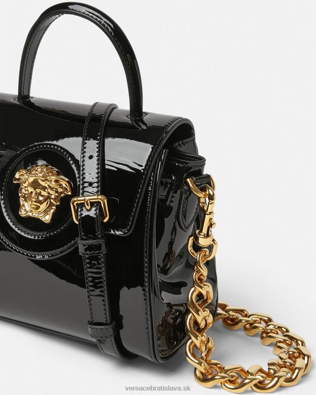 tašky X8X8P361 Versace malá kabelka la medusa čierna ženy