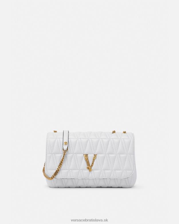 tašky X8X8P366 Versace taška cez rameno virtus biely ženy