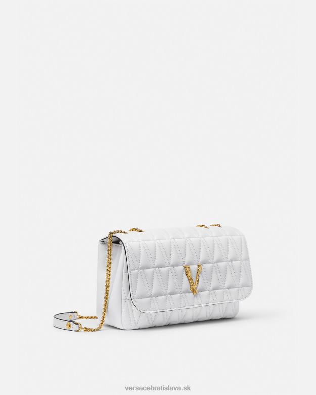 tašky X8X8P366 Versace taška cez rameno virtus biely ženy