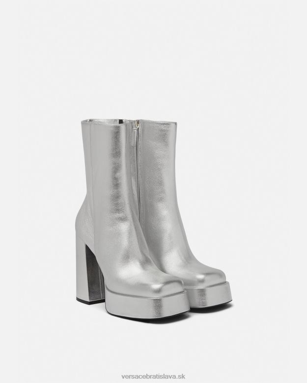 topánka X8X8P406 Versace aevitas topánky na metalickej platforme jedna farba ženy