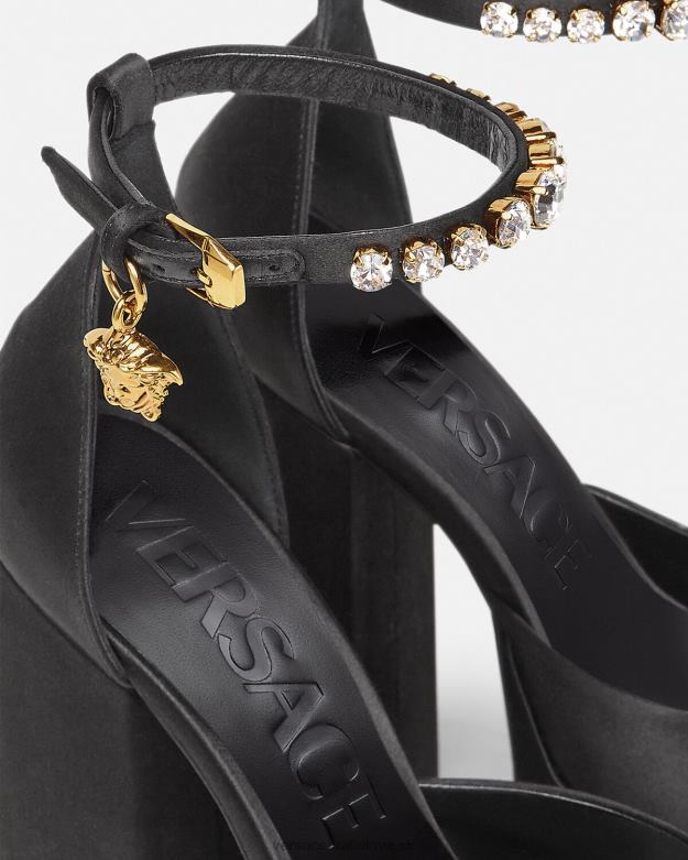topánka X8X8P409 Versace platformové čerpadlá medusa aevitas čierna ženy
