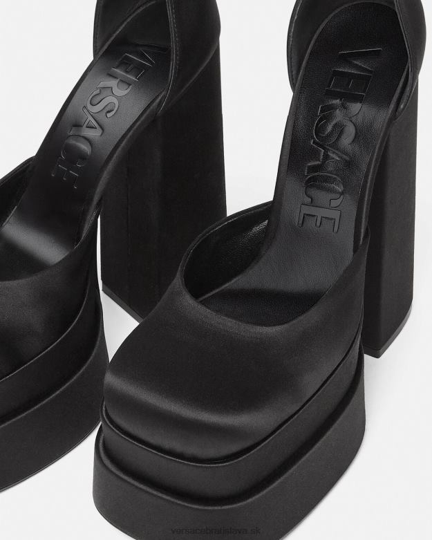 topánka X8X8P409 Versace platformové čerpadlá medusa aevitas čierna ženy