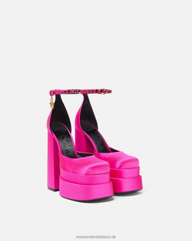 topánka X8X8P410 Versace platformové čerpadlá medusa aevitas fuchsiová ženy