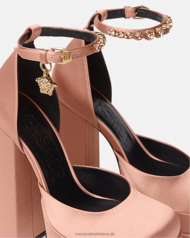 topánka X8X8P411 Versace platformové čerpadlá medusa aevitas Ružová ženy