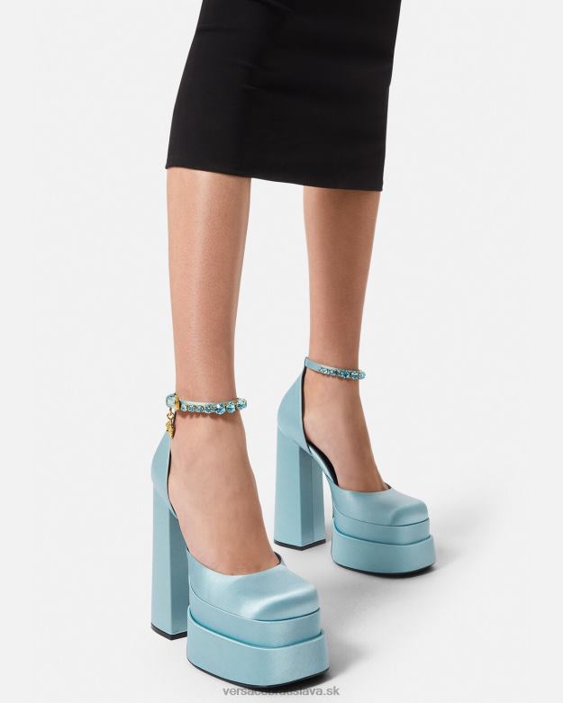 topánka X8X8P413 Versace platformové čerpadlá medusa aevitas jedna farba ženy