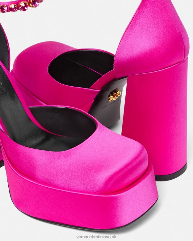 topánka X8X8P416 Versace medusa aevitas čerpadlá s jednou platformou fuchsiová ženy