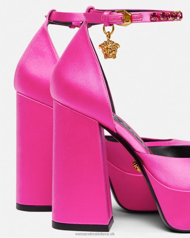 topánka X8X8P416 Versace medusa aevitas čerpadlá s jednou platformou fuchsiová ženy