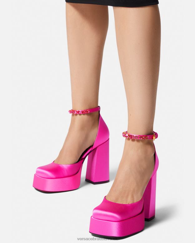 topánka X8X8P416 Versace medusa aevitas čerpadlá s jednou platformou fuchsiová ženy