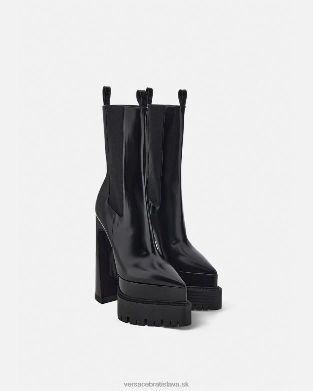 topánka X8X8P419 Versace Špicaté topánky na platforme aevitas čierna ženy