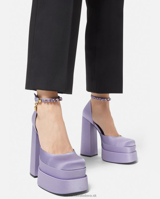 topánka X8X8P422 Versace platformové čerpadlá medusa aevitas orgován ženy