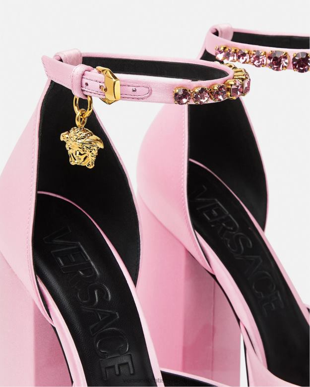 topánka X8X8P423 Versace platformové čerpadlá medusa aevitas Ružová ženy