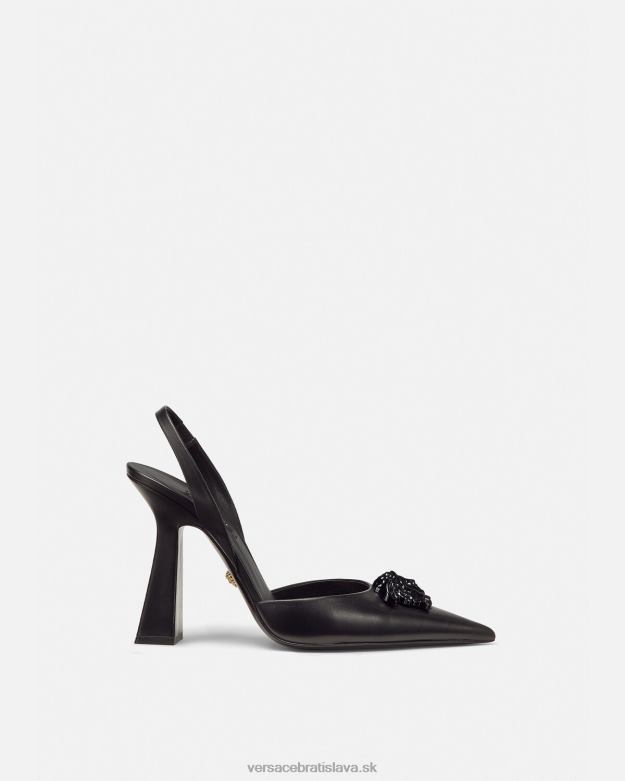 topánka X8X8P489 Versace la medusa sling-back lodičky čierna ženy