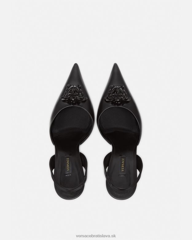 topánka X8X8P489 Versace la medusa sling-back lodičky čierna ženy