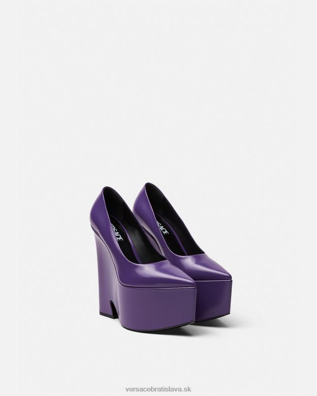 topánka X8X8P492 Versace platformové čerpadlá tempest fialový ženy