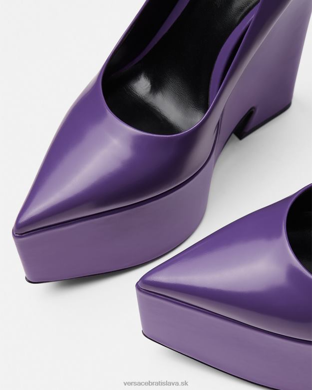 topánka X8X8P492 Versace platformové čerpadlá tempest fialový ženy
