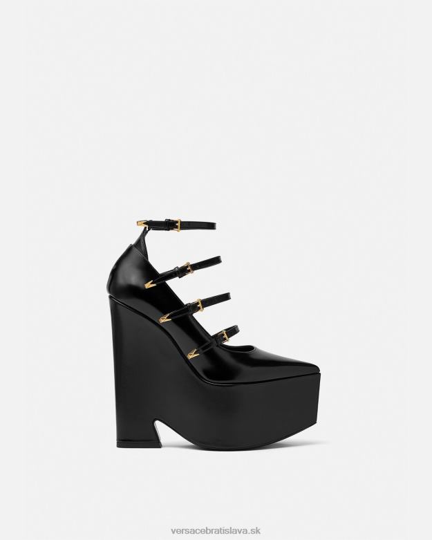 topánka X8X8P493 Versace platformové čerpadlá tempest čierna ženy