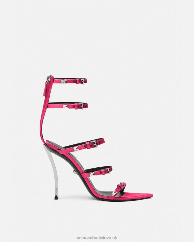 topánka X8X8P397 Versace špicaté sandále fuchsiová ženy
