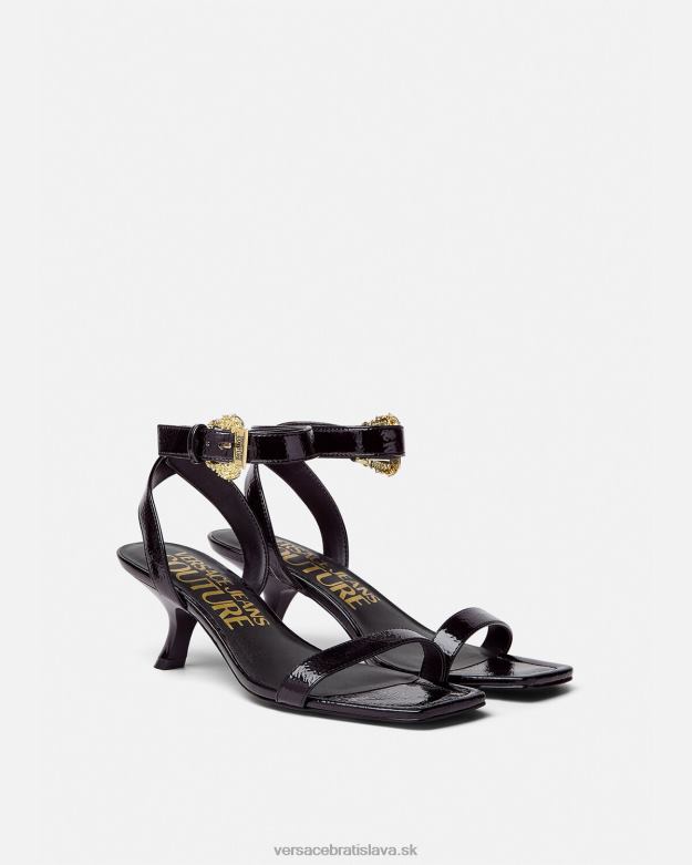 topánka X8X8P2258 Versace barokové sandále fiona čierna ženy