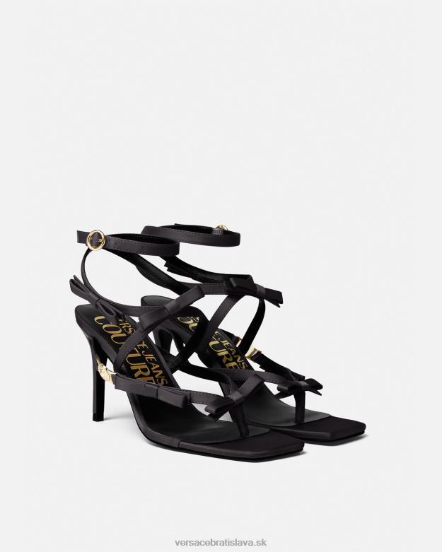 topánka X8X8P2283 Versace sandále emily bow čierna ženy