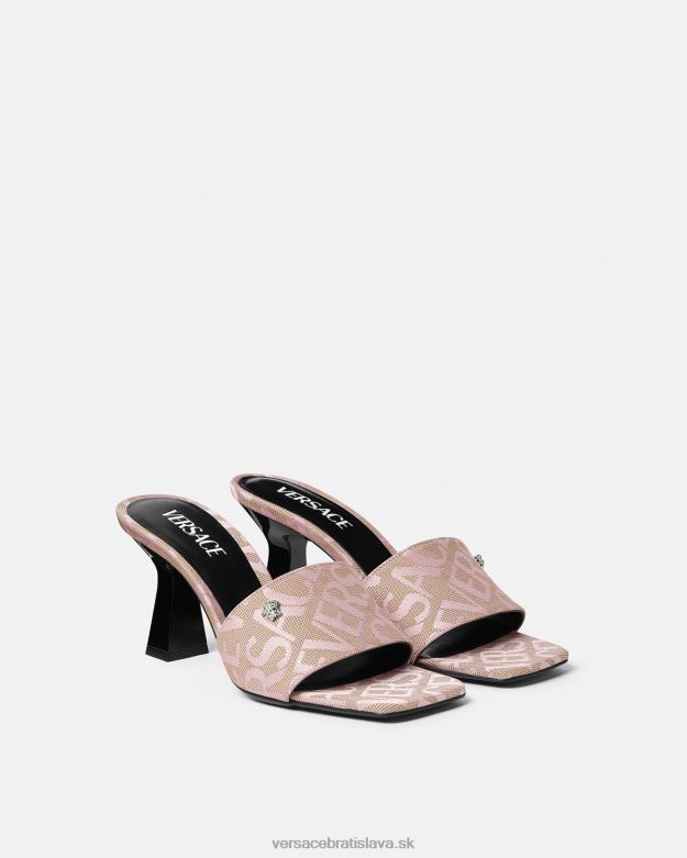 topánka X8X8P442 Versace celoplošné mulice Ružová ženy