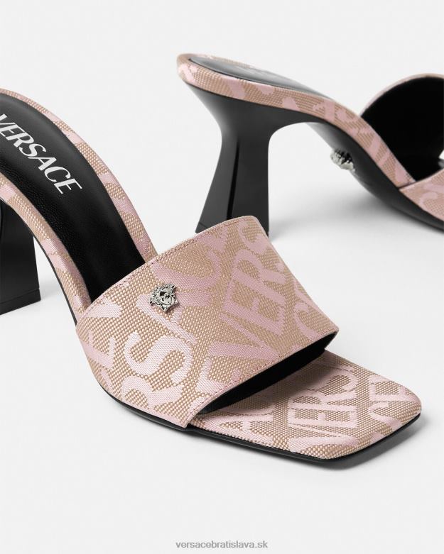 topánka X8X8P442 Versace celoplošné mulice Ružová ženy