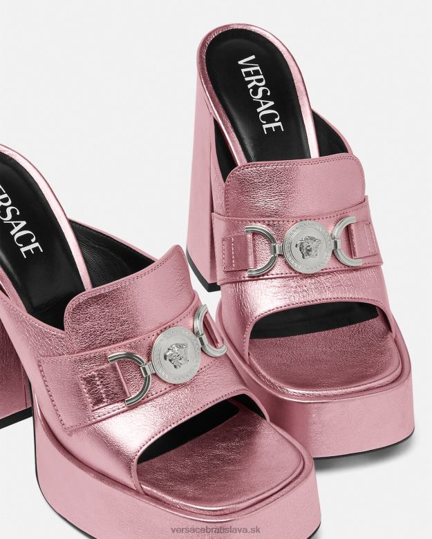 topánka X8X8P444 Versace platformové mulice medusa \'95 Ružová ženy