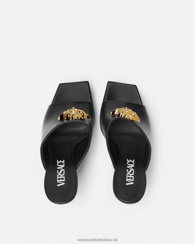 topánka X8X8P448 Versace platforma la medusa mules čierna ženy