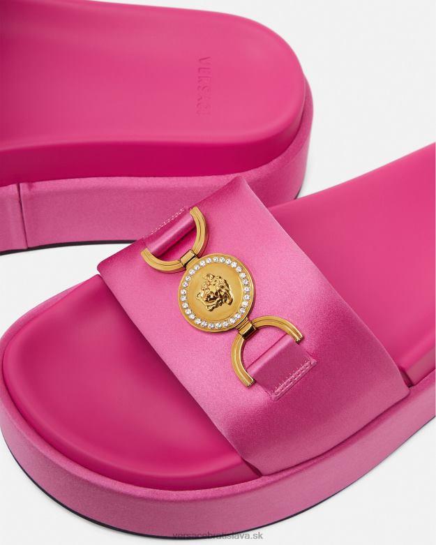 topánka X8X8P454 Versace sandále na platforme medusa \'95 Ružová ženy