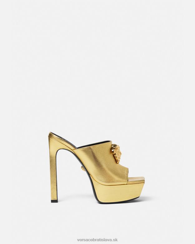 topánka X8X8P466 Versace platforma la medusa mules zlato ženy