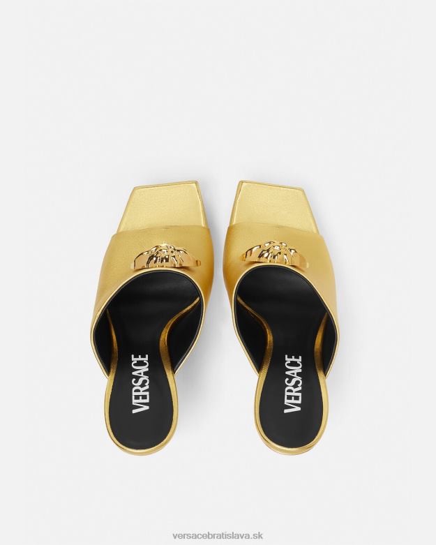 topánka X8X8P466 Versace platforma la medusa mules zlato ženy