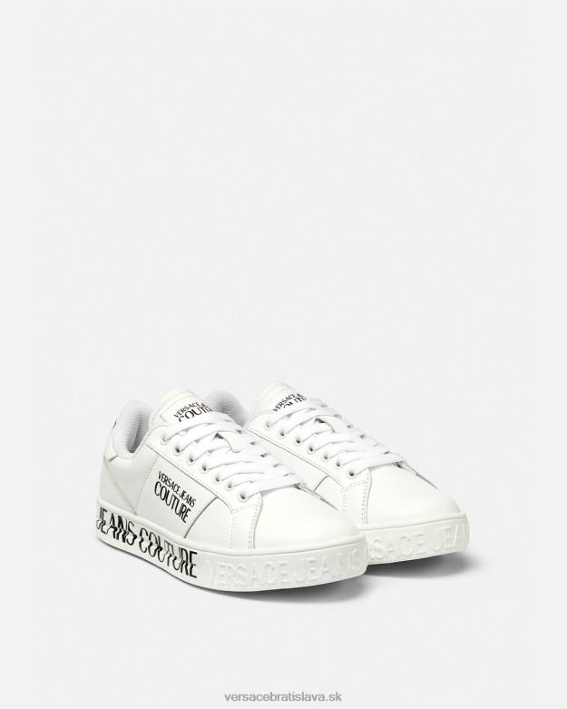 topánka X8X8P2277 Versace tenisky s logom court 88 biely ženy