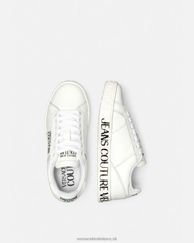 topánka X8X8P2277 Versace tenisky s logom court 88 biely ženy