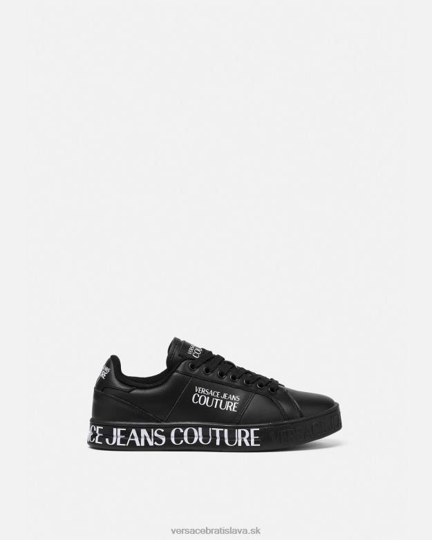 topánka X8X8P2278 Versace tenisky s logom court 88 čierna ženy