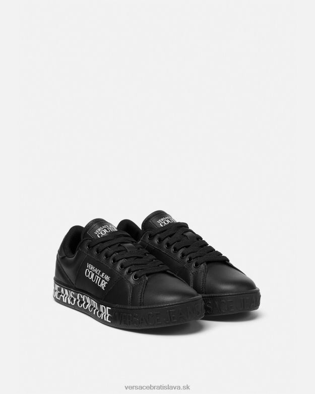 topánka X8X8P2278 Versace tenisky s logom court 88 čierna ženy