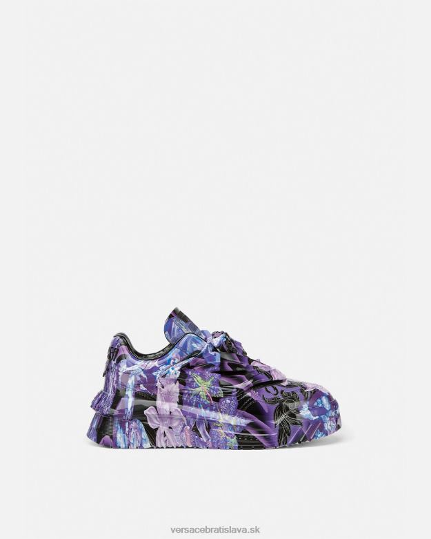 topánka X8X8P512 Versace tenisky orchid barocco odissea fialová a potlač ženy